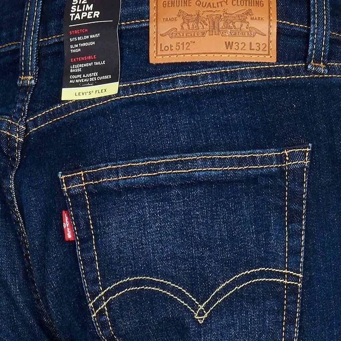 512 TAPER JEANS Man Dark denim