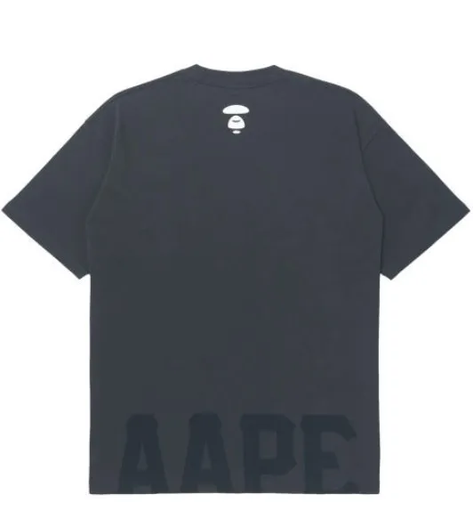 A BATHING APE  |Crew Neck Pullovers Cotton Short Sleeves Logo