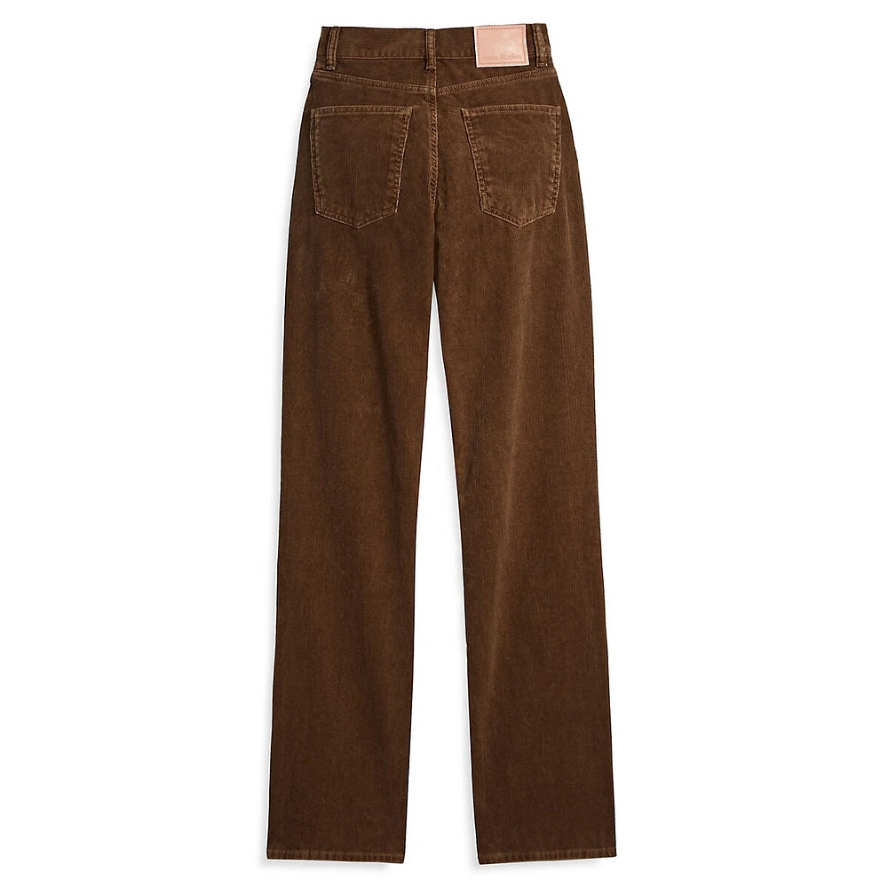 Acne Studios 1977 High-Rise Flare Corduroy Pants