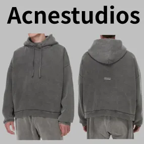 Acne Studios  |Pullovers Unisex Street Style Long Sleeves Plain Cotton Logo