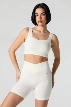 Active Seamless Ribbed Cropped Tank