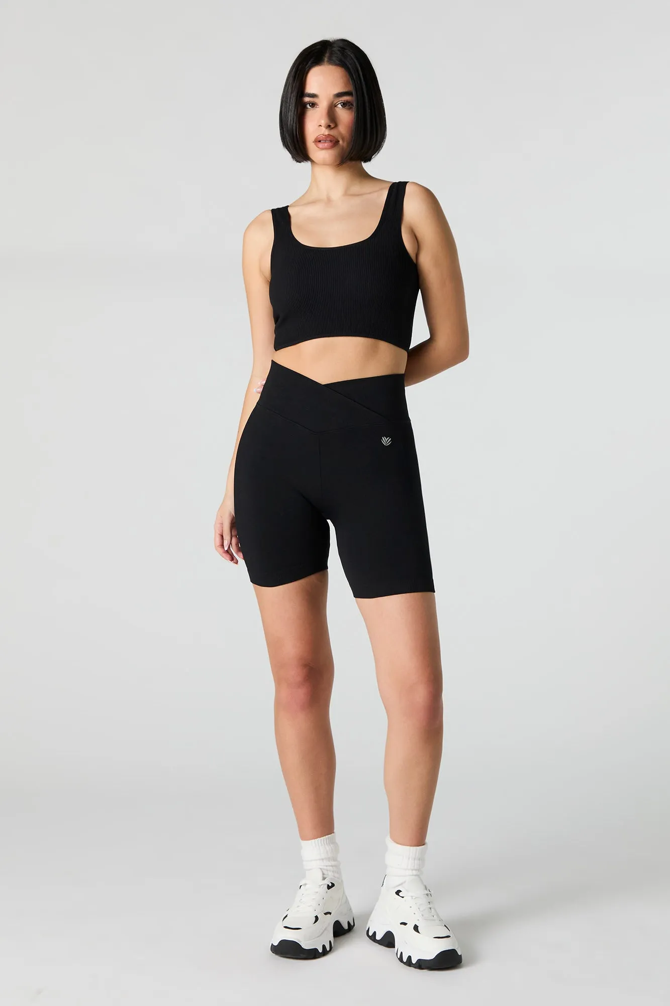 Active Seamless Ribbed Cropped Tank