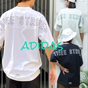 adidas  |Pullovers Unisex Street Style Plain Cotton Short Sleeves