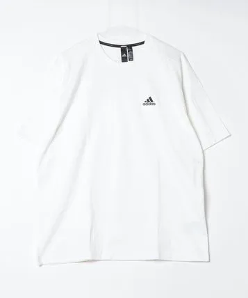 adidas  |Pullovers Unisex Street Style Plain Cotton Short Sleeves