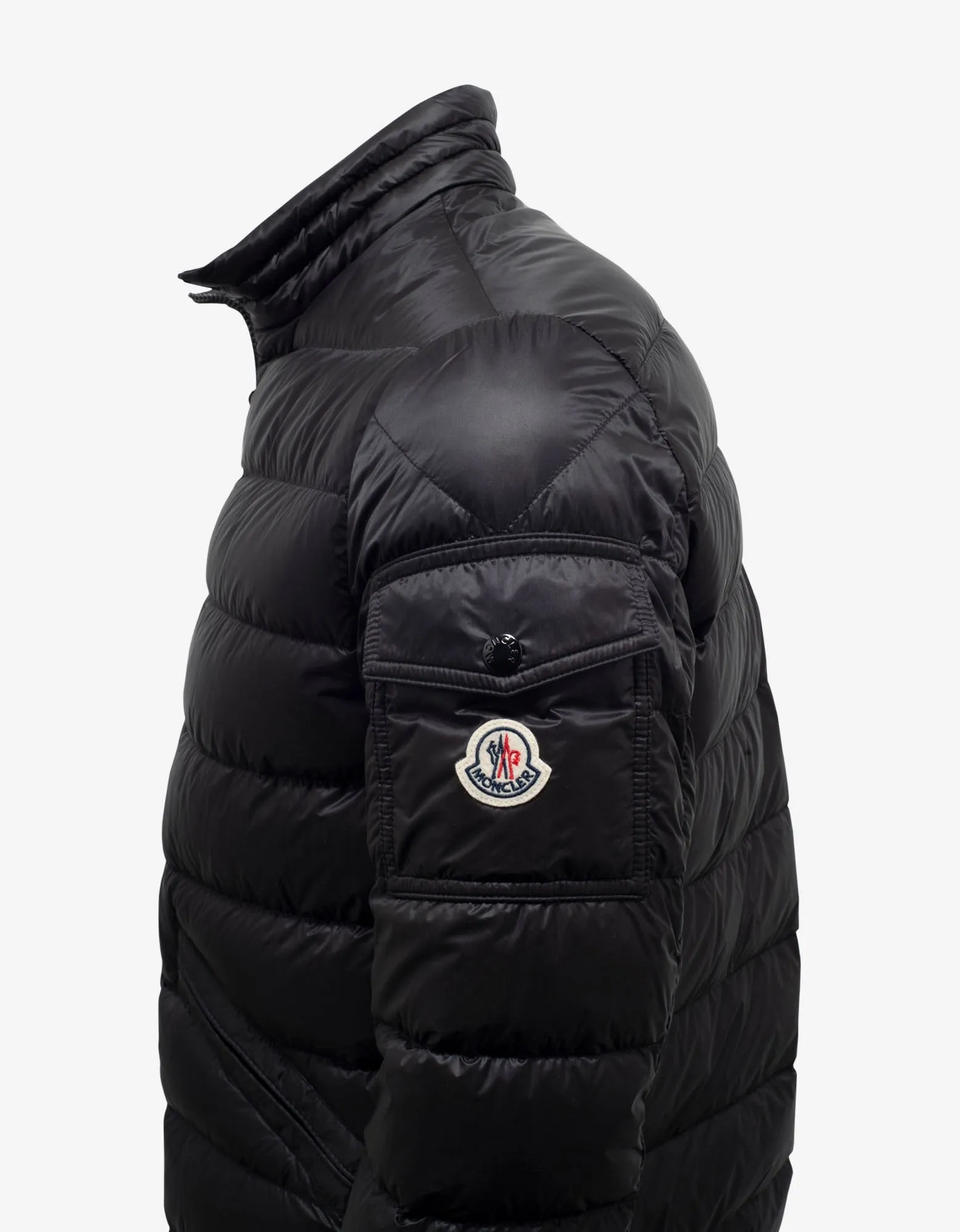 Agay Black Nylon Down Jacket