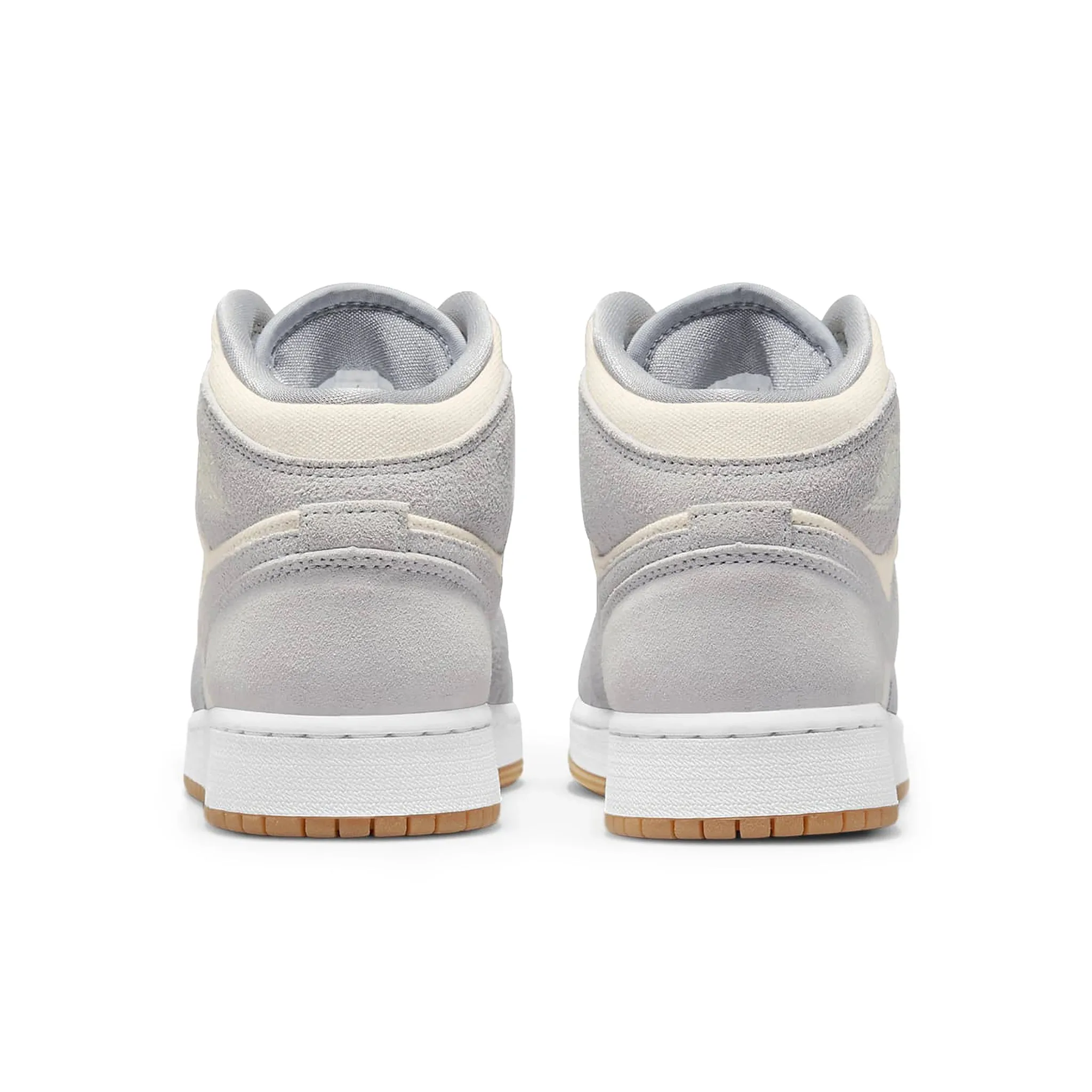 Air Jordan 1 Mid SE Coconut Milk Particle Grey (GS)