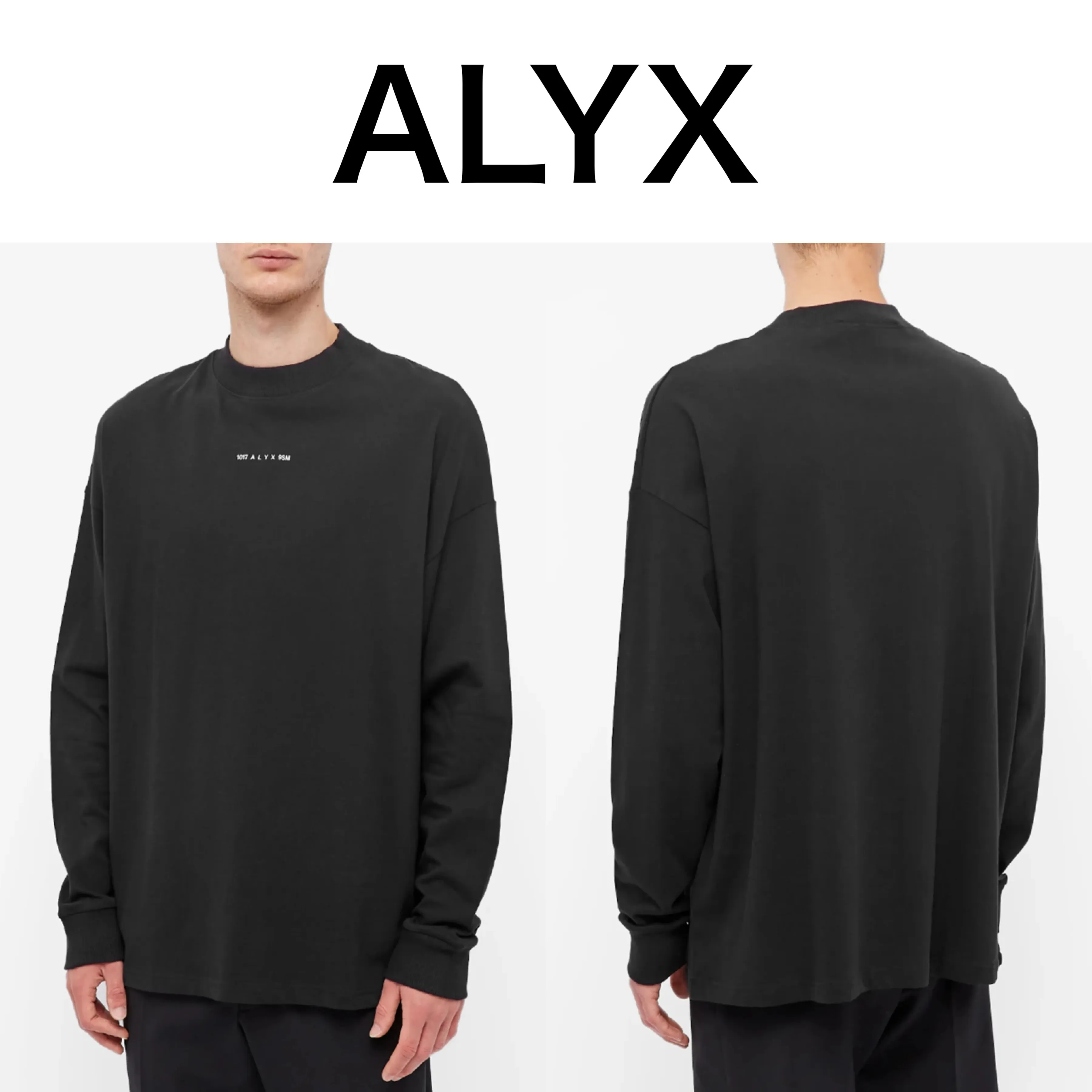 ALYX  |Crew Neck Unisex Street Style Long Sleeves Cotton