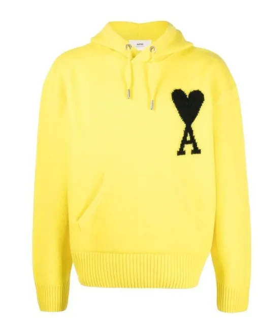 AMI PARIS  |Pullovers Heart Unisex Wool Long Sleeves Plain Logo