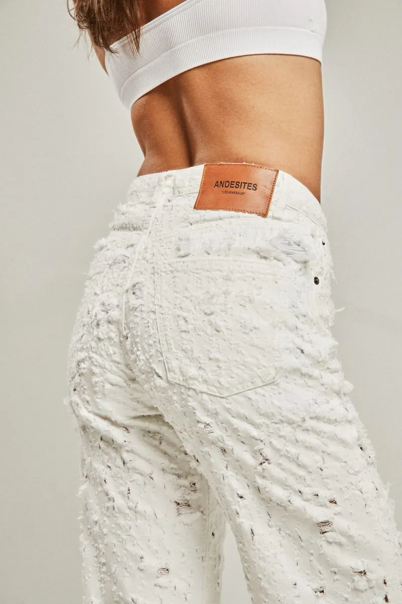 Andesites Jeans Le marais off white