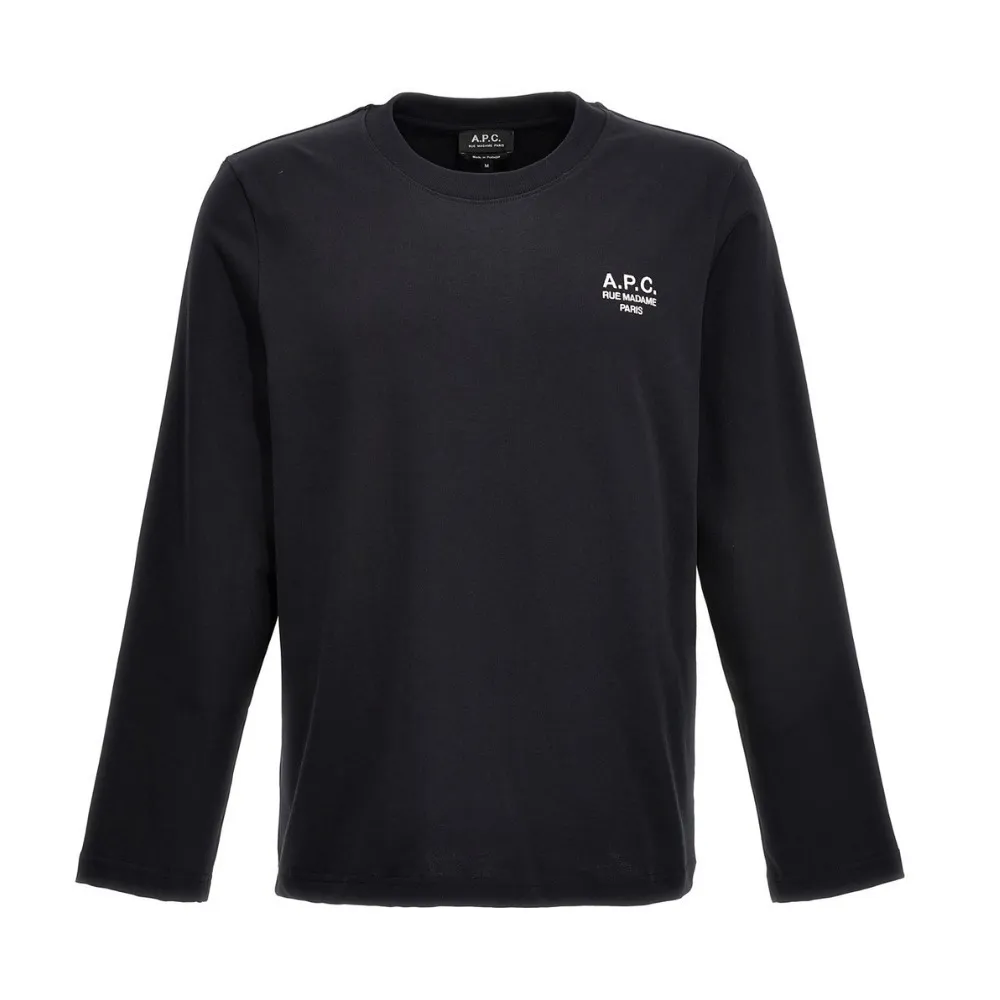 A.P.C.  |Crew Neck Unisex Long Sleeves Plain Cotton