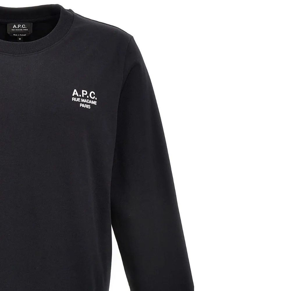 A.P.C.  |Crew Neck Unisex Long Sleeves Plain Cotton