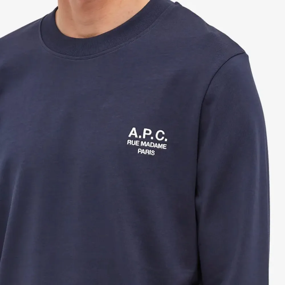 A.P.C.  |Crew Neck Unisex Long Sleeves Plain Cotton