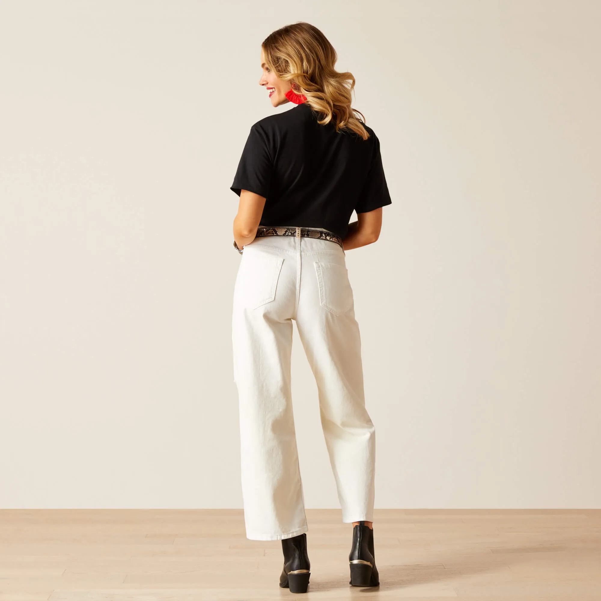 Ariat Tomboy Wide Leg White