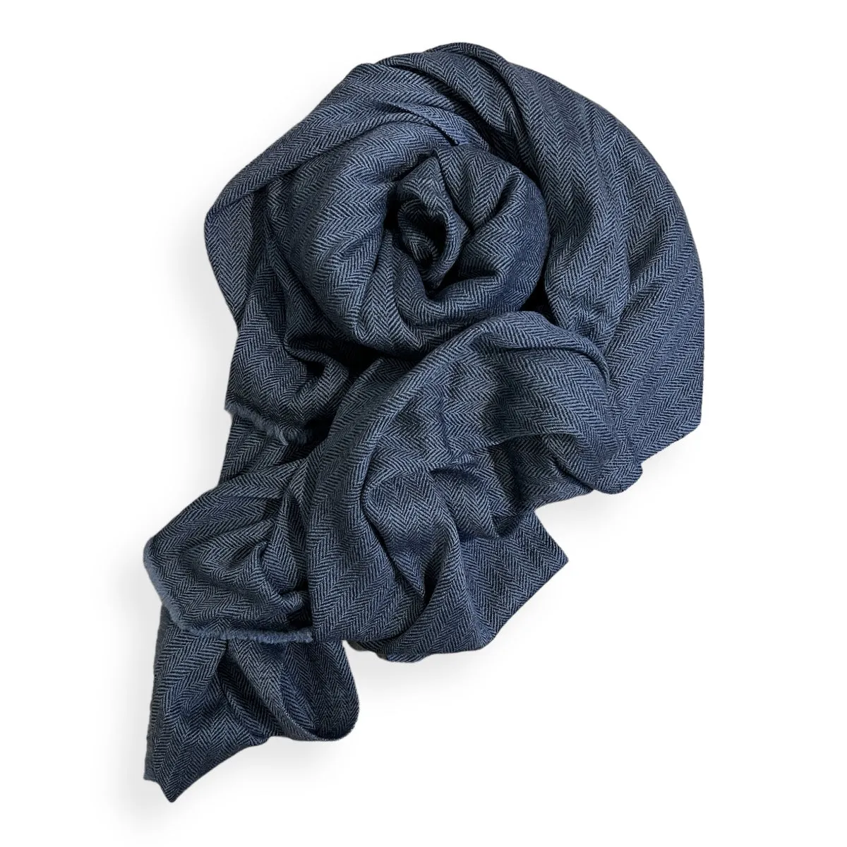 Atelier Alpiniste Cashmere Blanket Herringbone anthracite