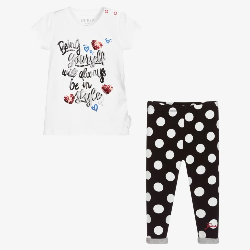 Black & White Leggings Set