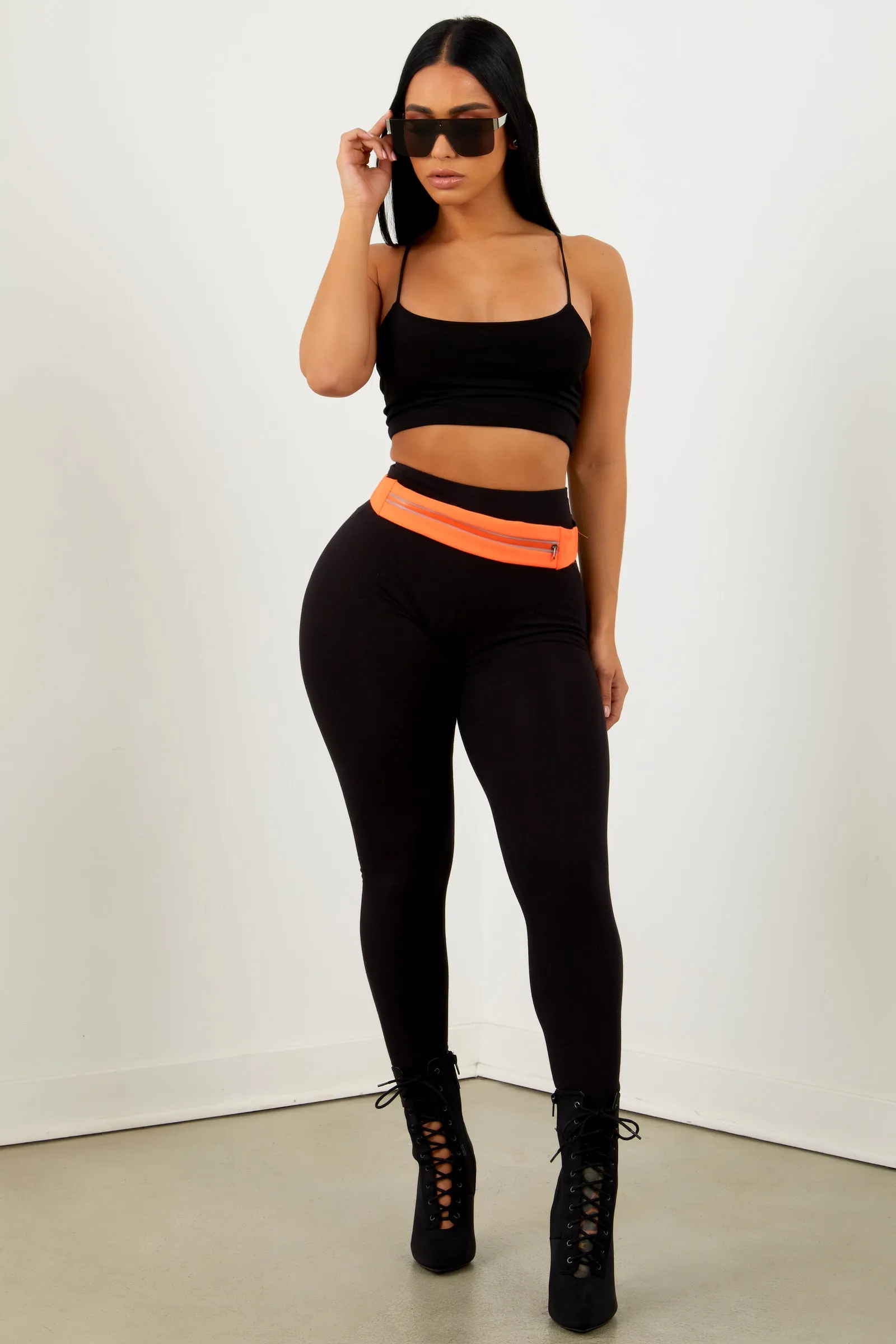 Black High Rise Legging