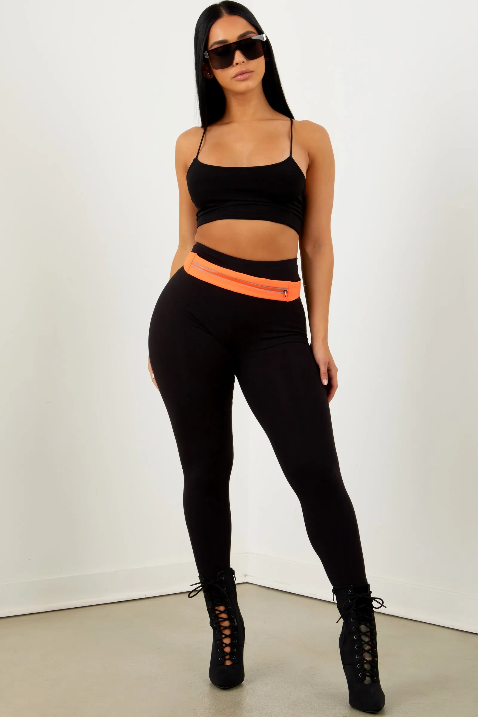 Black High Rise Legging