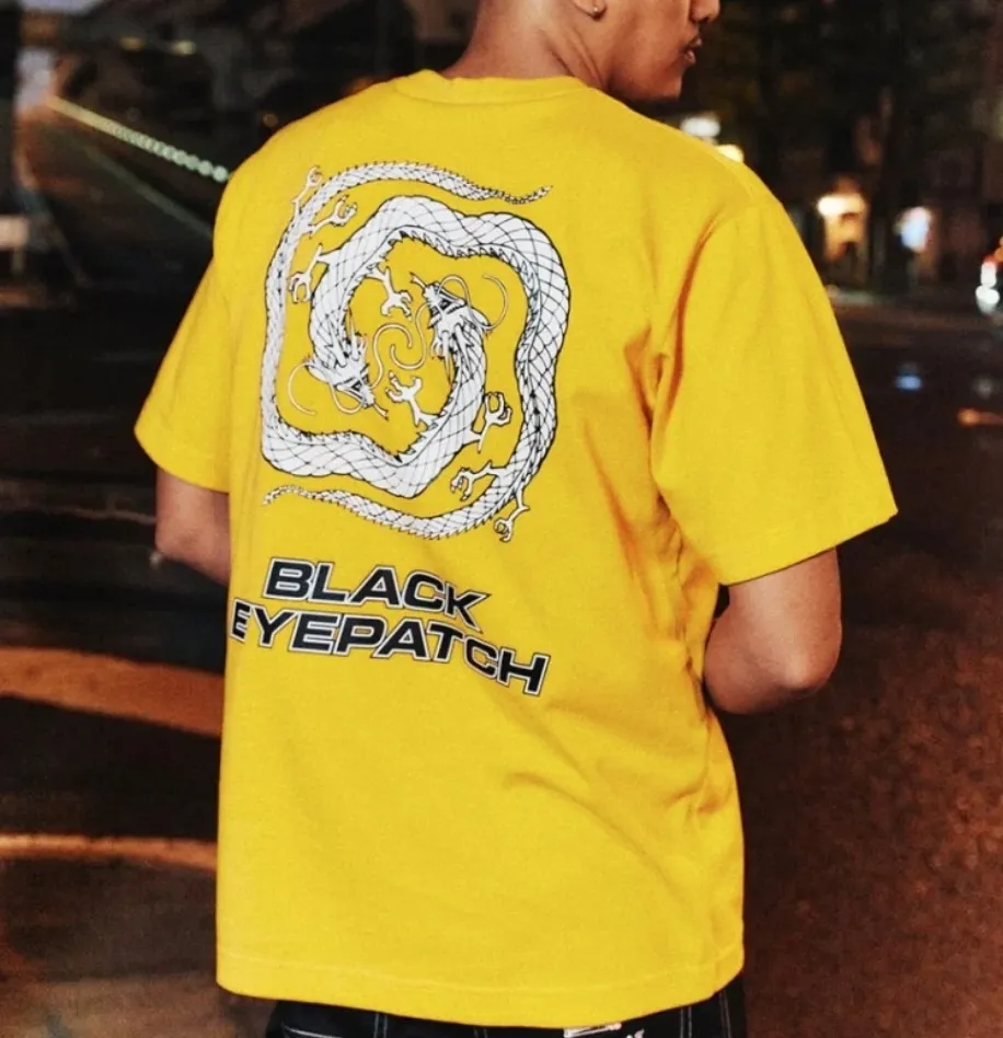 BlackEyePatch  |Pullovers Street Style Cotton Short Sleeves Logo