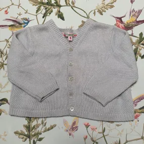 Bonpoint 100% Cashmere Pale Blue Cardigan: 18 Months