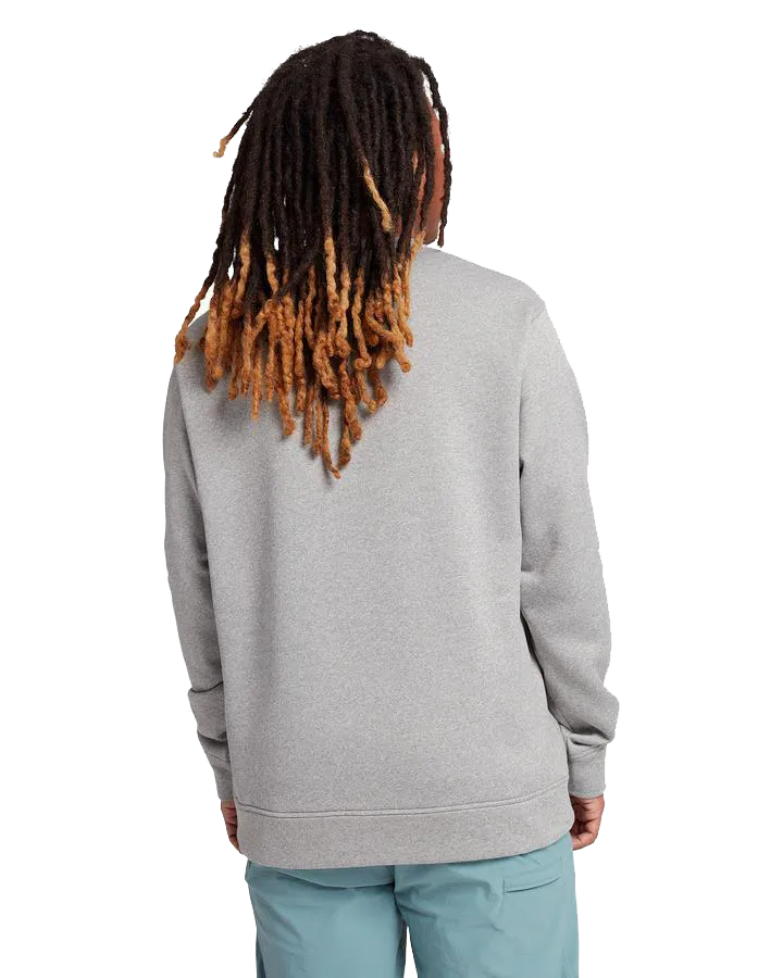 Burton Oak Crewneck Pullover - Gray Heather - 2023