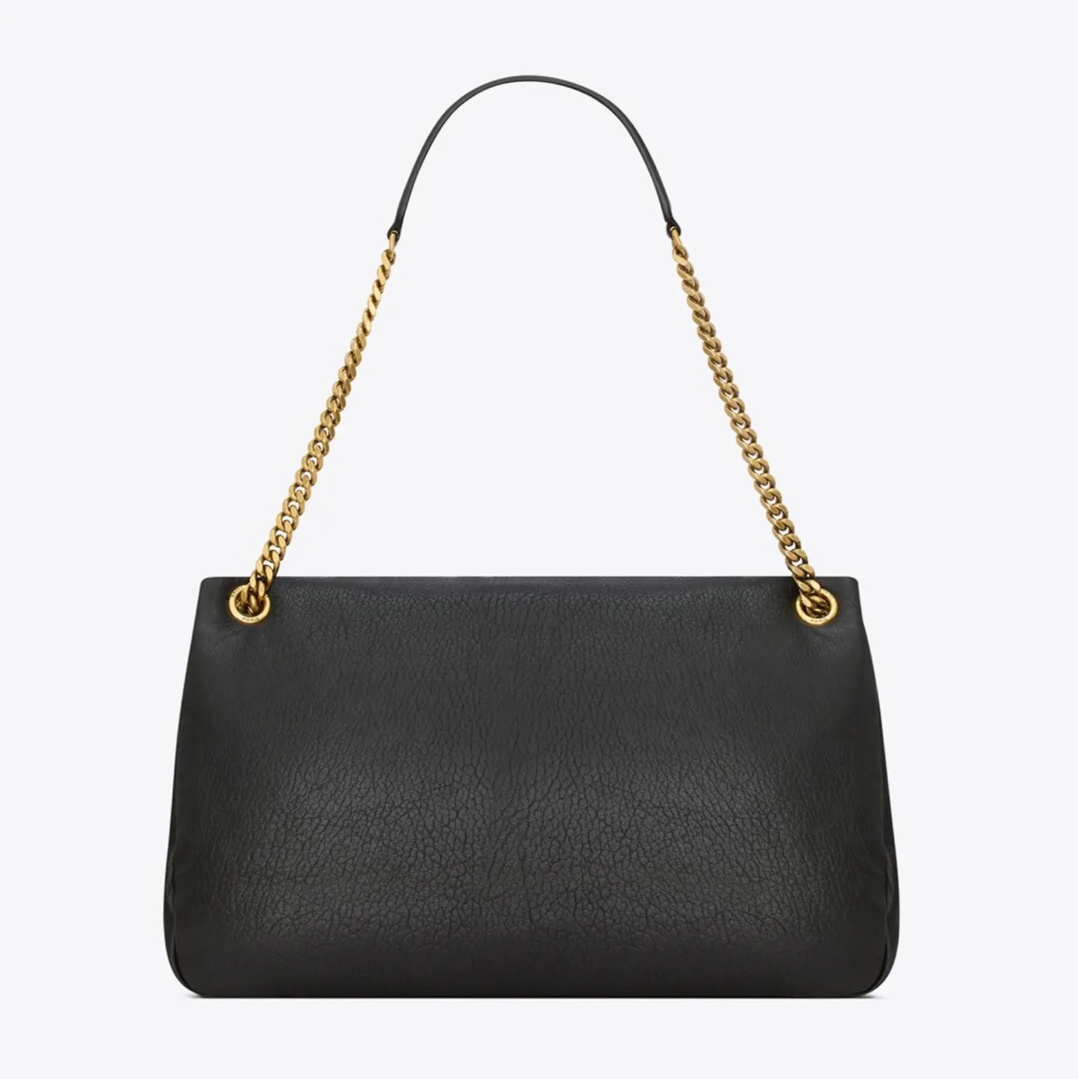 CALYPSO LARGE IN GRAINED LAMBSKIN - BLACK