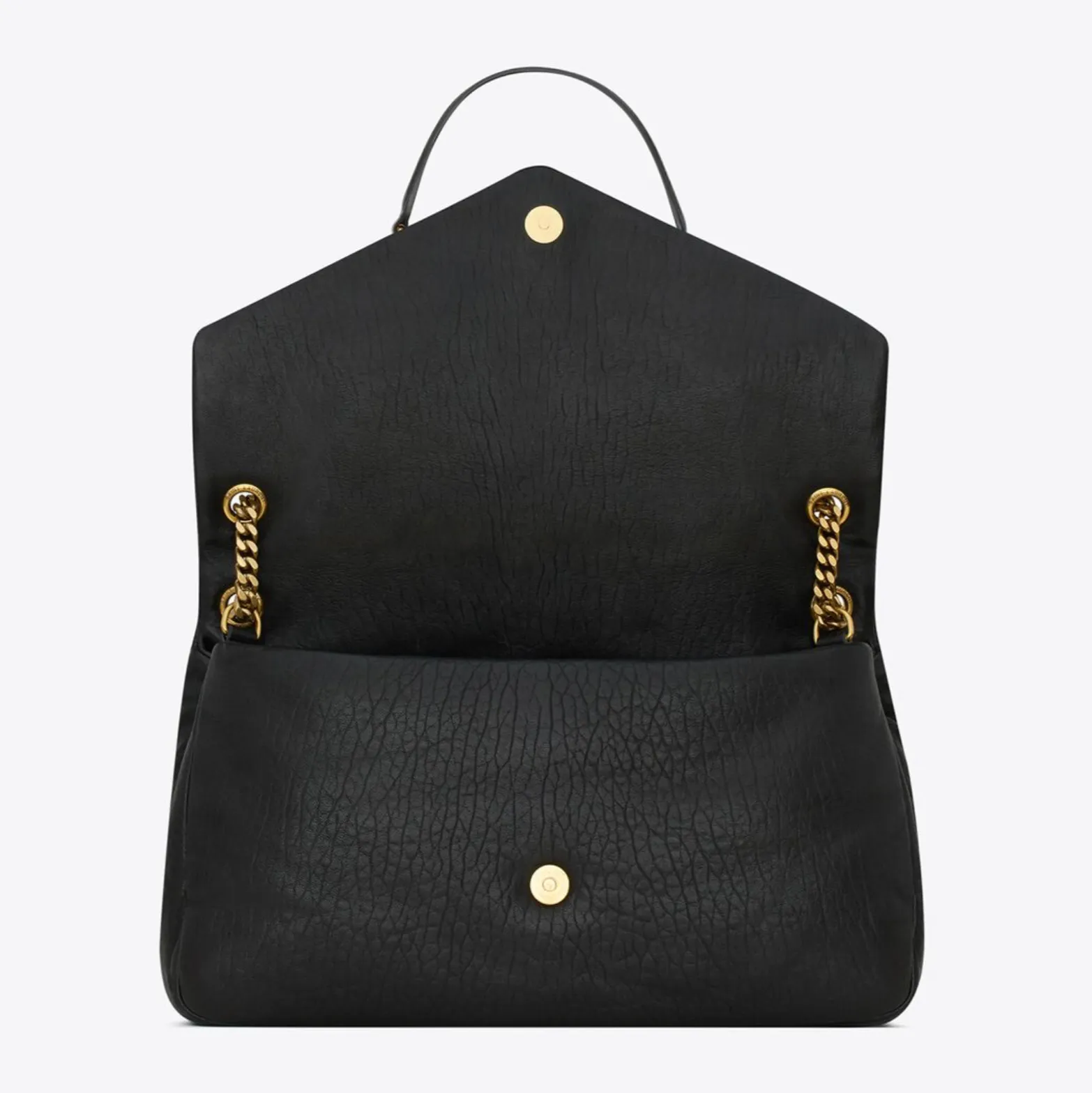 CALYPSO LARGE IN GRAINED LAMBSKIN - BLACK