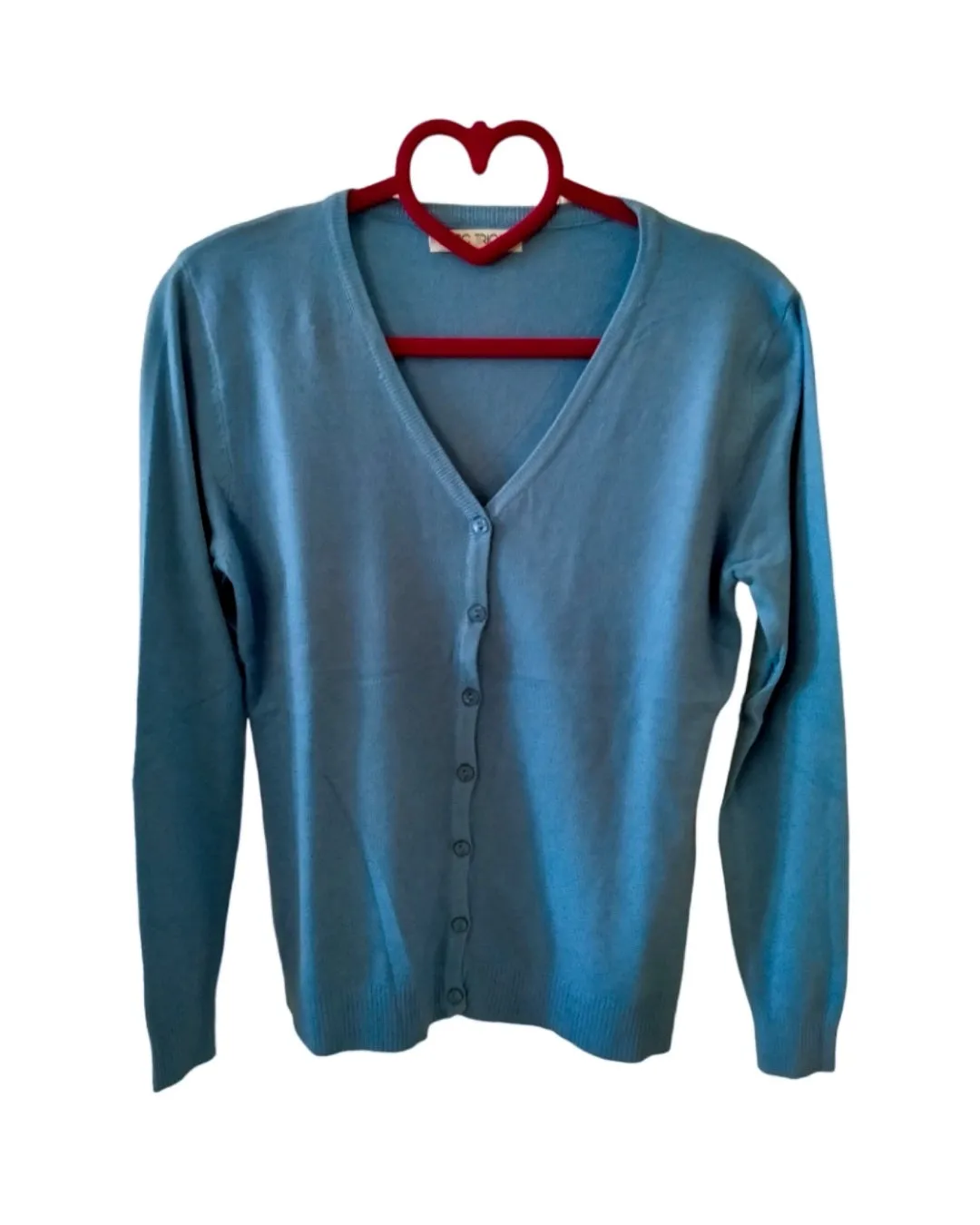 Cardigan 55% viscosa basic bottoncini!