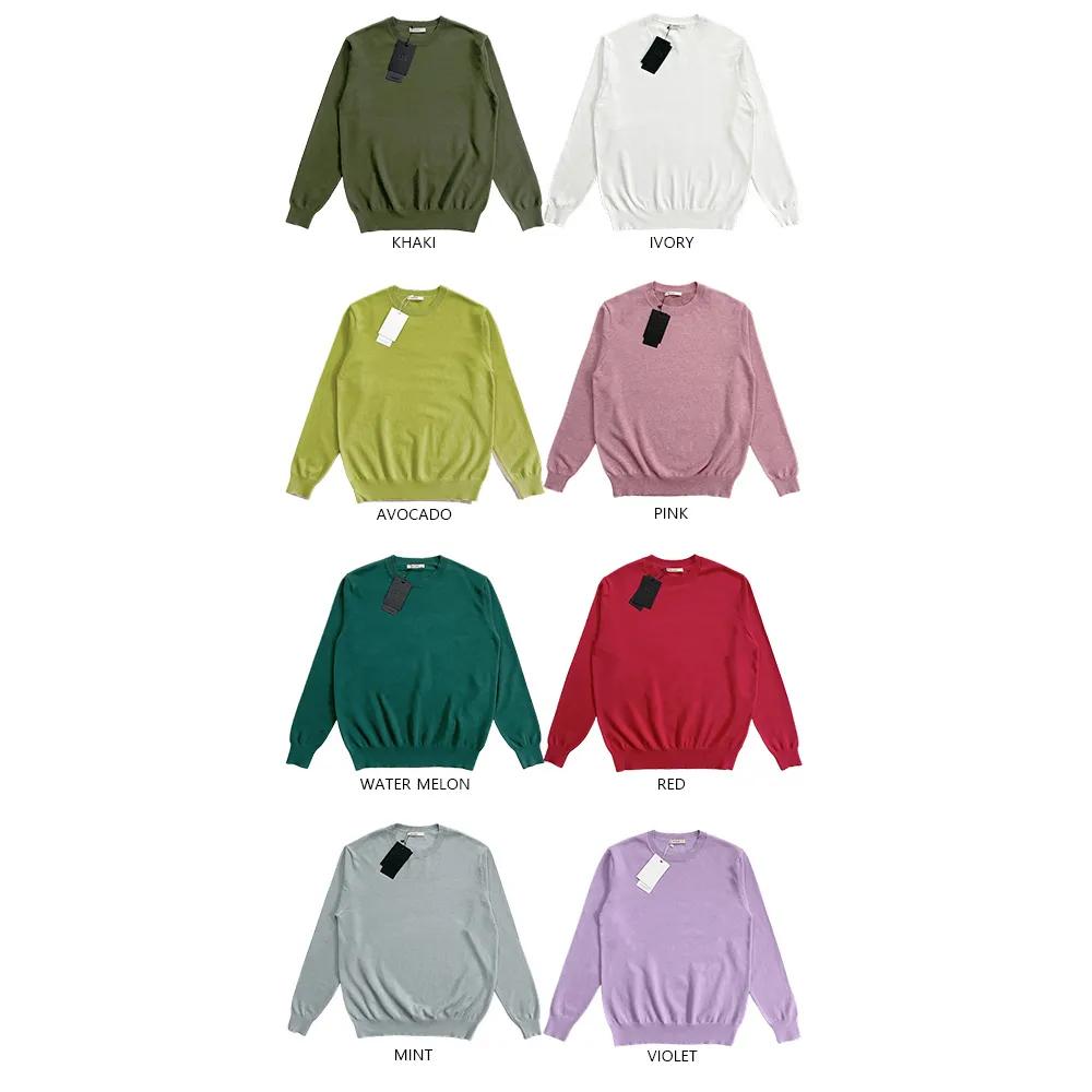 Cent  |Crew Neck Pullovers Nylon Street Style Long Sleeves Plain