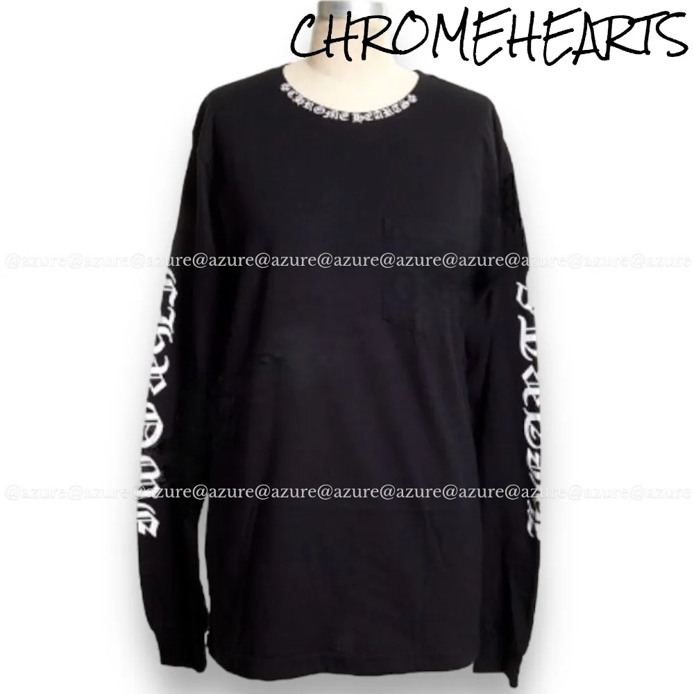 CHROME HEARTS  |Unisex Street Style Long Sleeves Long Sleeve T-shirt Logo