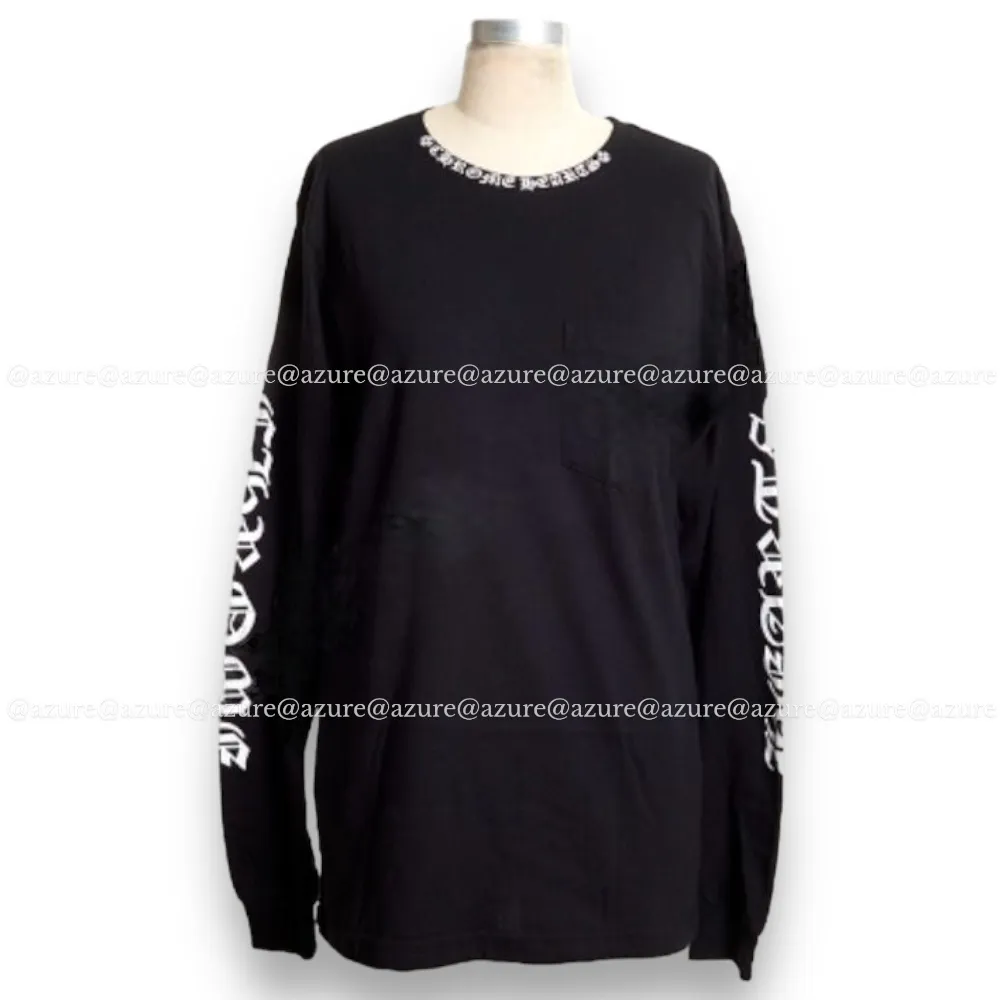 CHROME HEARTS  |Unisex Street Style Long Sleeves Long Sleeve T-shirt Logo