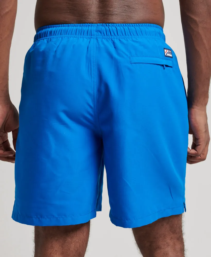 Code Applique Swim Shorts | Blue Bay