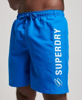 Code Applique Swim Shorts | Blue Bay