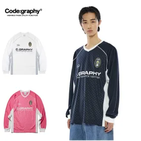 Code graphy  |Street Style Long Sleeves Long Sleeve T-shirt Logo