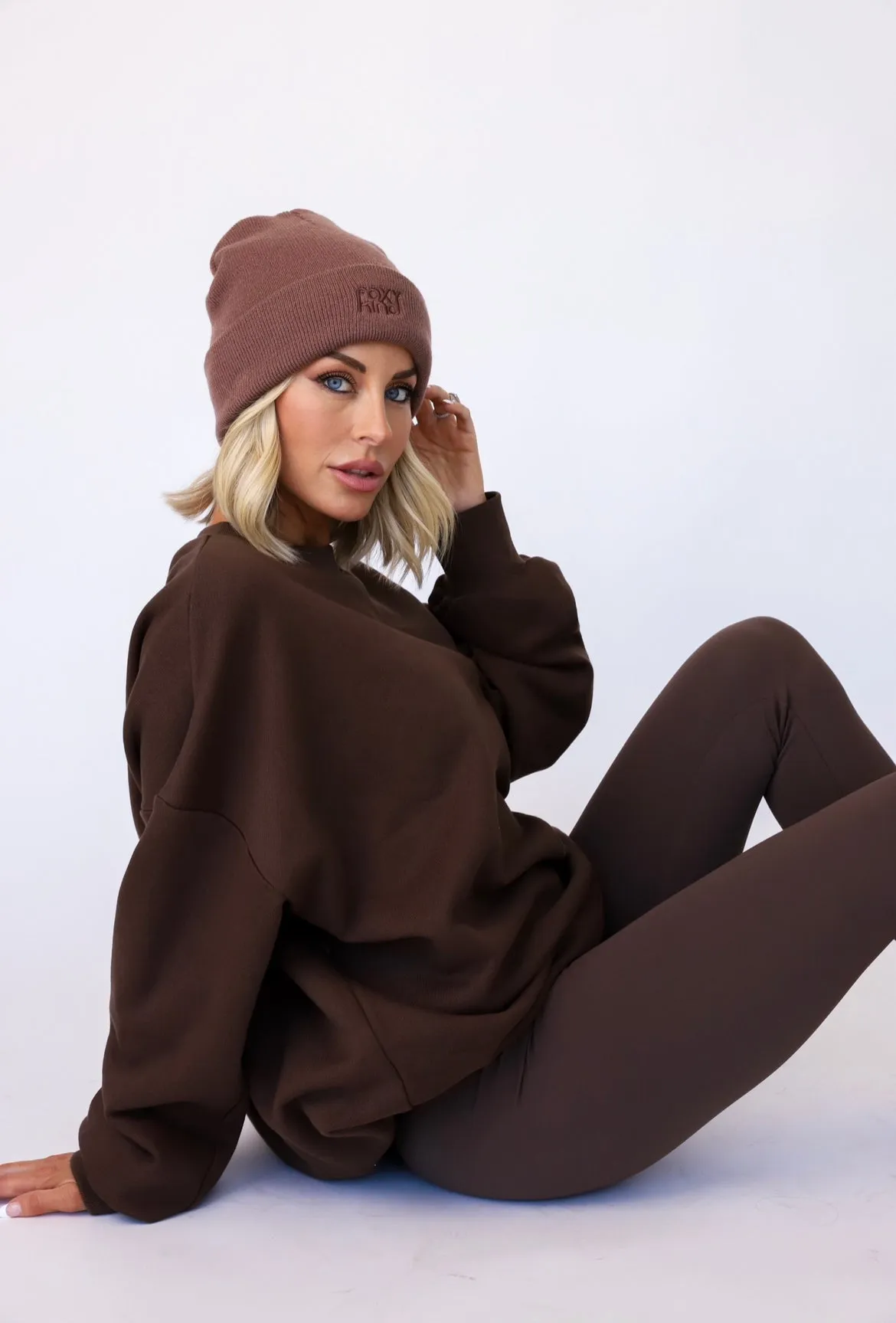 Coffee Run Pant Set Cinnamon