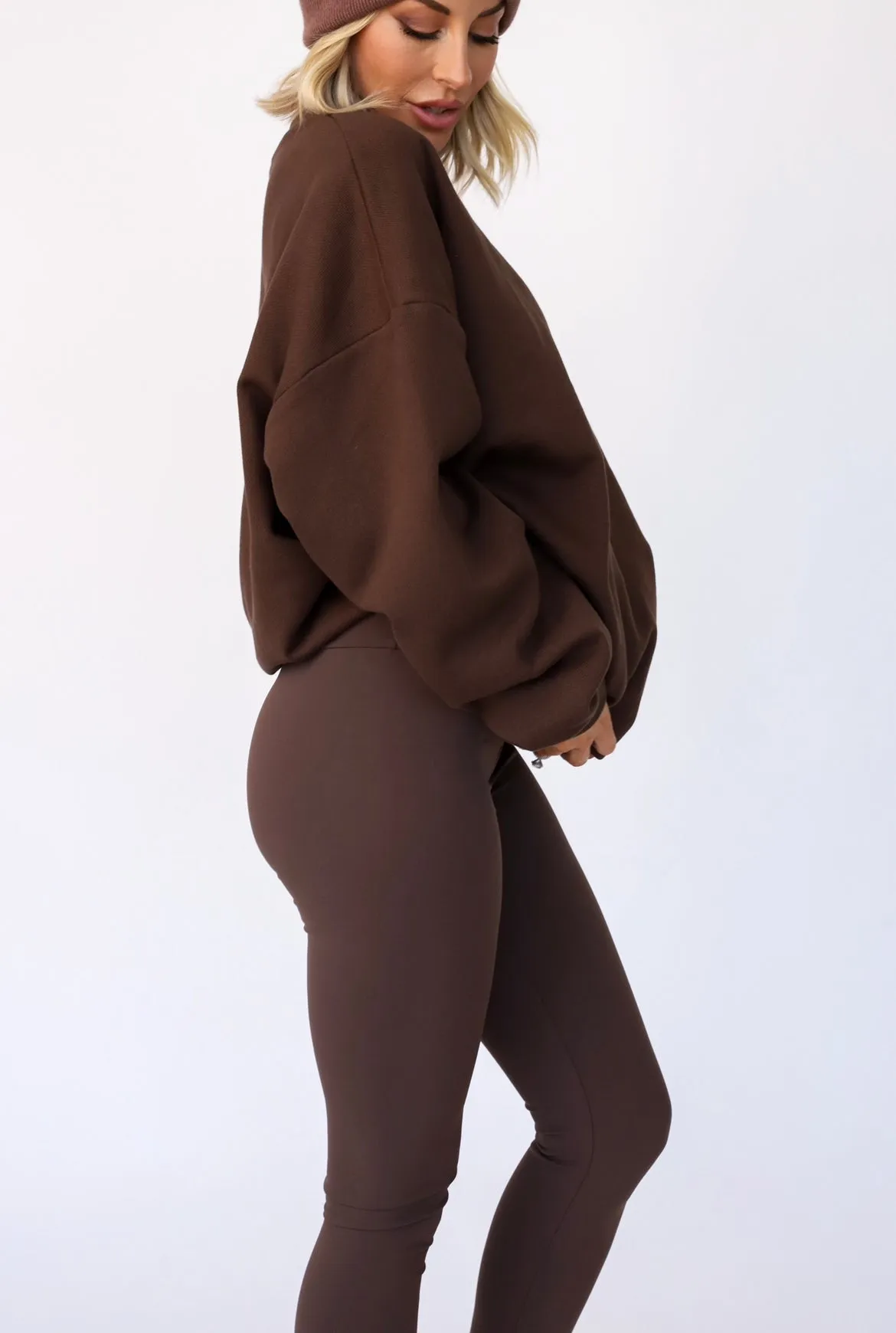 Coffee Run Pant Set Cinnamon