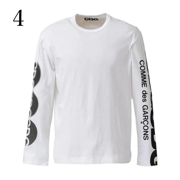 COMME des GARCONS  |Crew Neck Unisex Long Sleeves Plain Long Sleeve T-shirt Logo