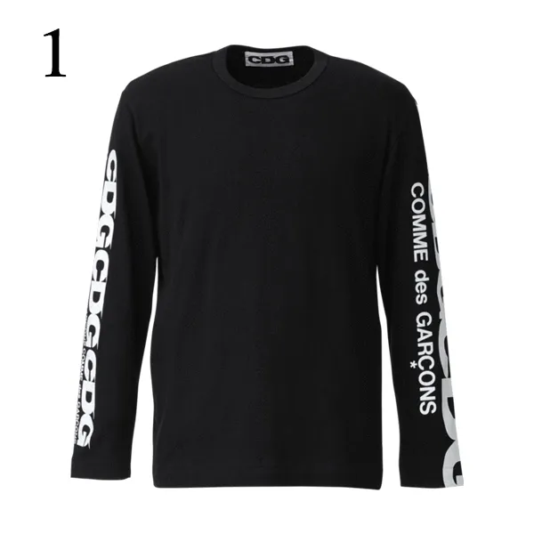 COMME des GARCONS  |Crew Neck Unisex Long Sleeves Plain Long Sleeve T-shirt Logo