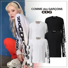 COMME des GARCONS  |Crew Neck Unisex Long Sleeves Plain Long Sleeve T-shirt Logo