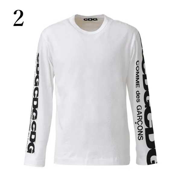 COMME des GARCONS  |Crew Neck Unisex Long Sleeves Plain Long Sleeve T-shirt Logo