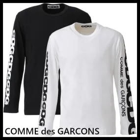 COMME des GARCONS  |Street Style Long Sleeves Cotton Long Sleeve T-shirt Logo