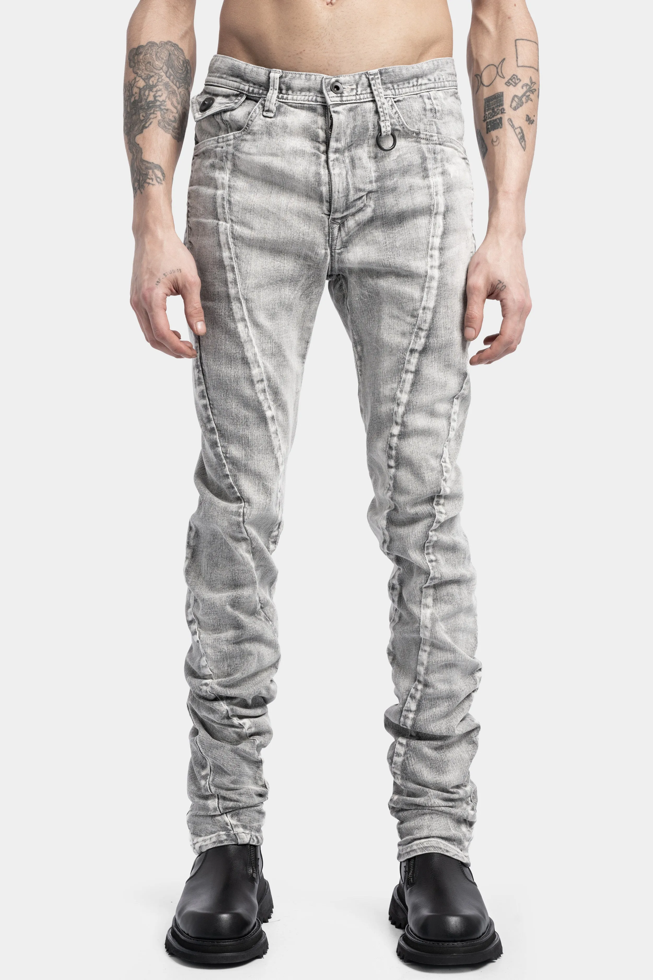 Curved Jeans, Plaster Grey