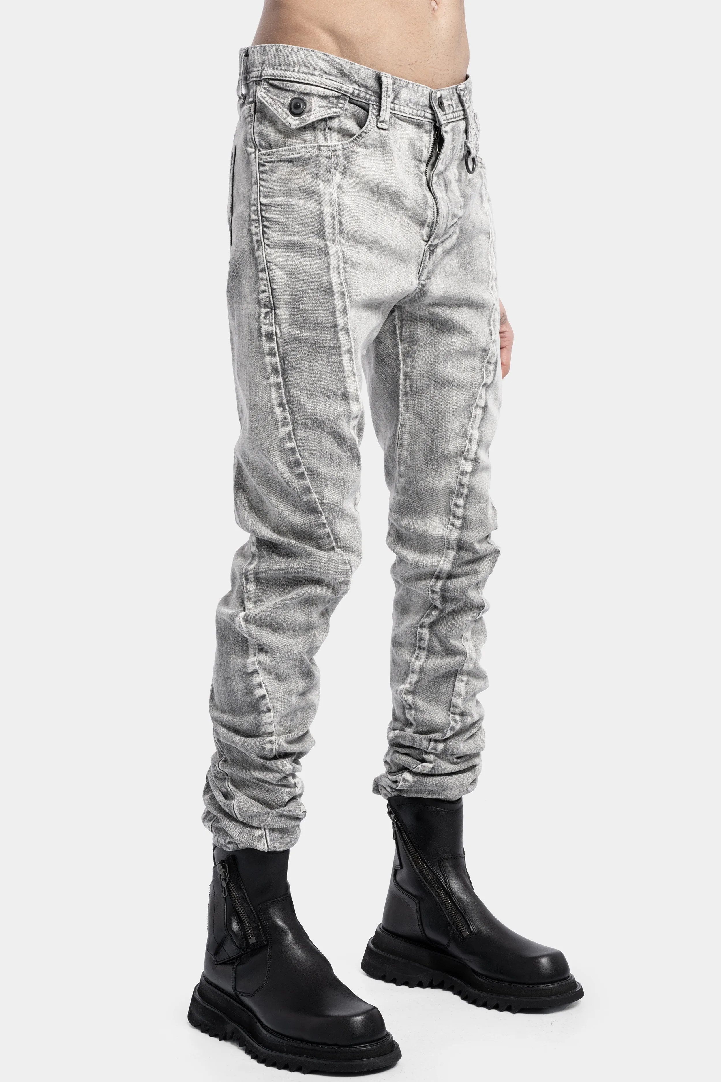 Curved Jeans, Plaster Grey