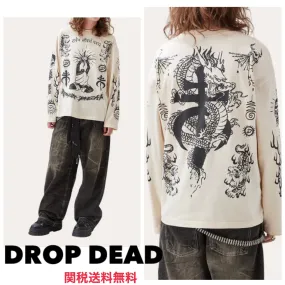 Dropdead  |Crew Neck Unisex Street Style Long Sleeves Plain Cotton