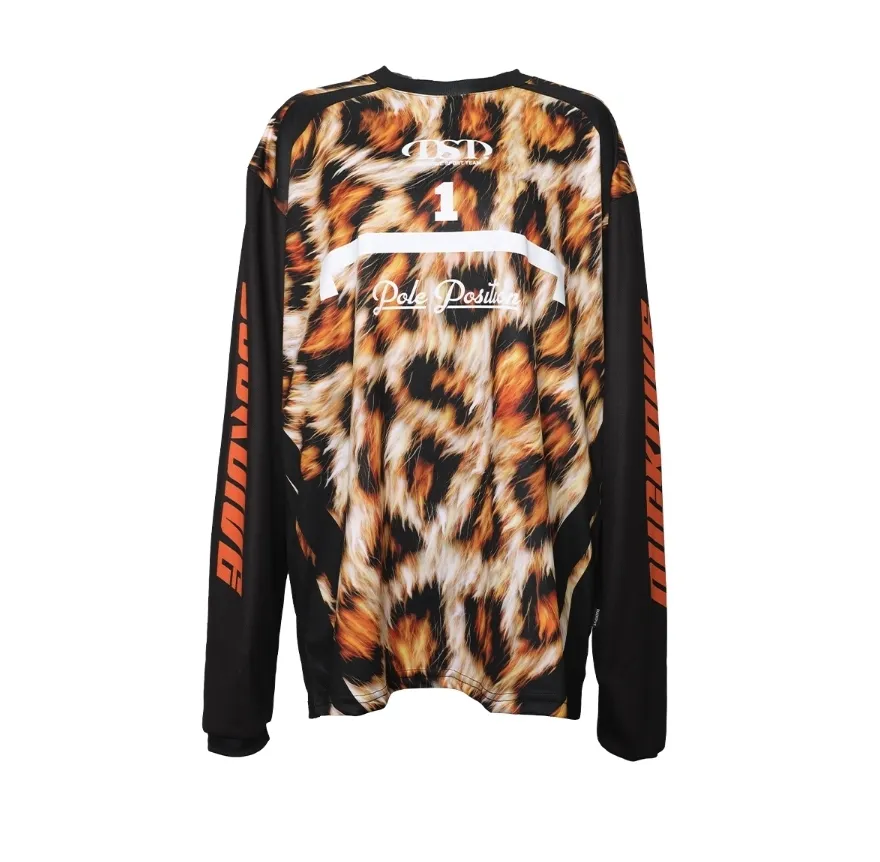 DUCKDIVE  |Leopard Patterns Unisex Street Style Long Sleeves