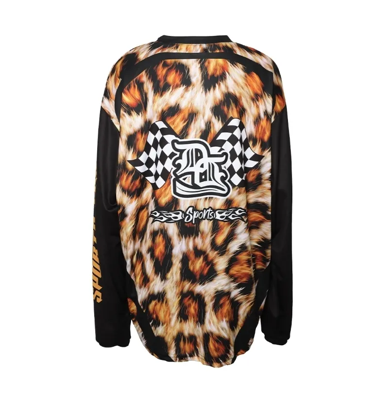 DUCKDIVE  |Leopard Patterns Unisex Street Style Long Sleeves