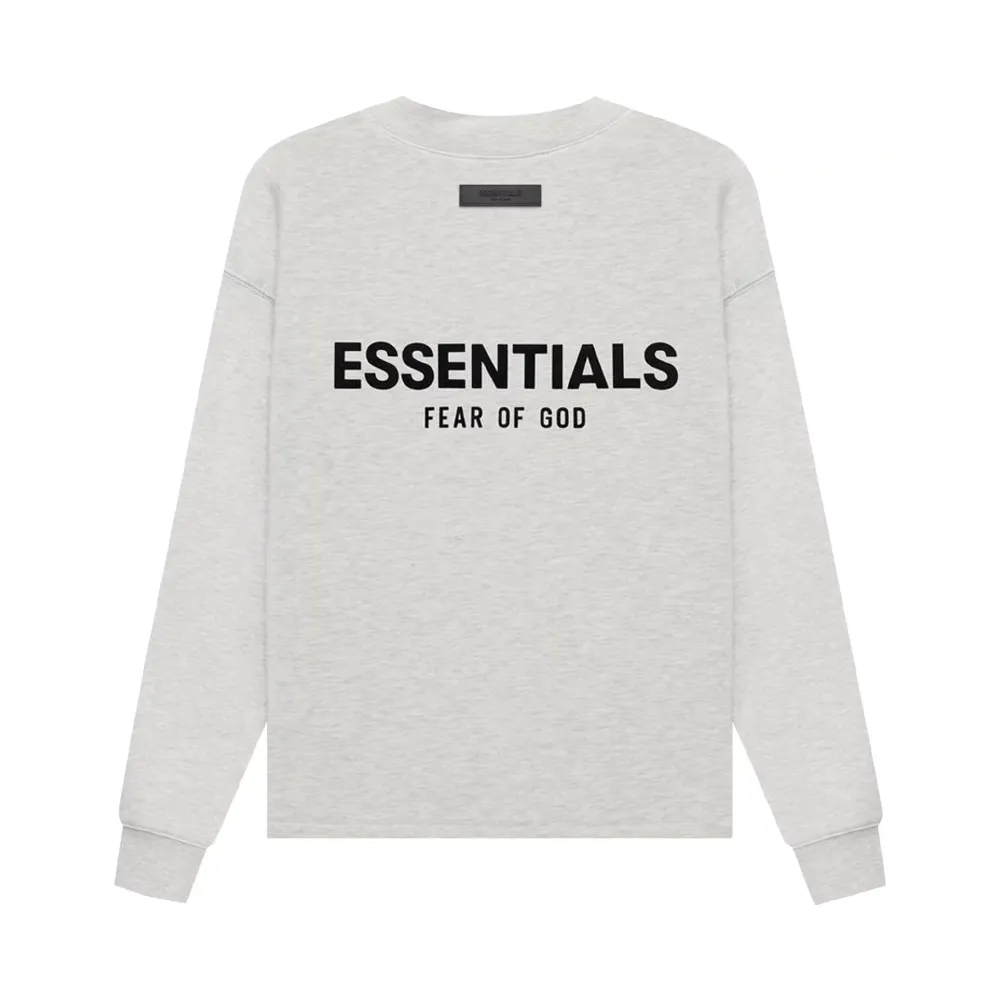 Fear of God ESSENTIALS Relaxed Crewneck 'Light Oatmeal'