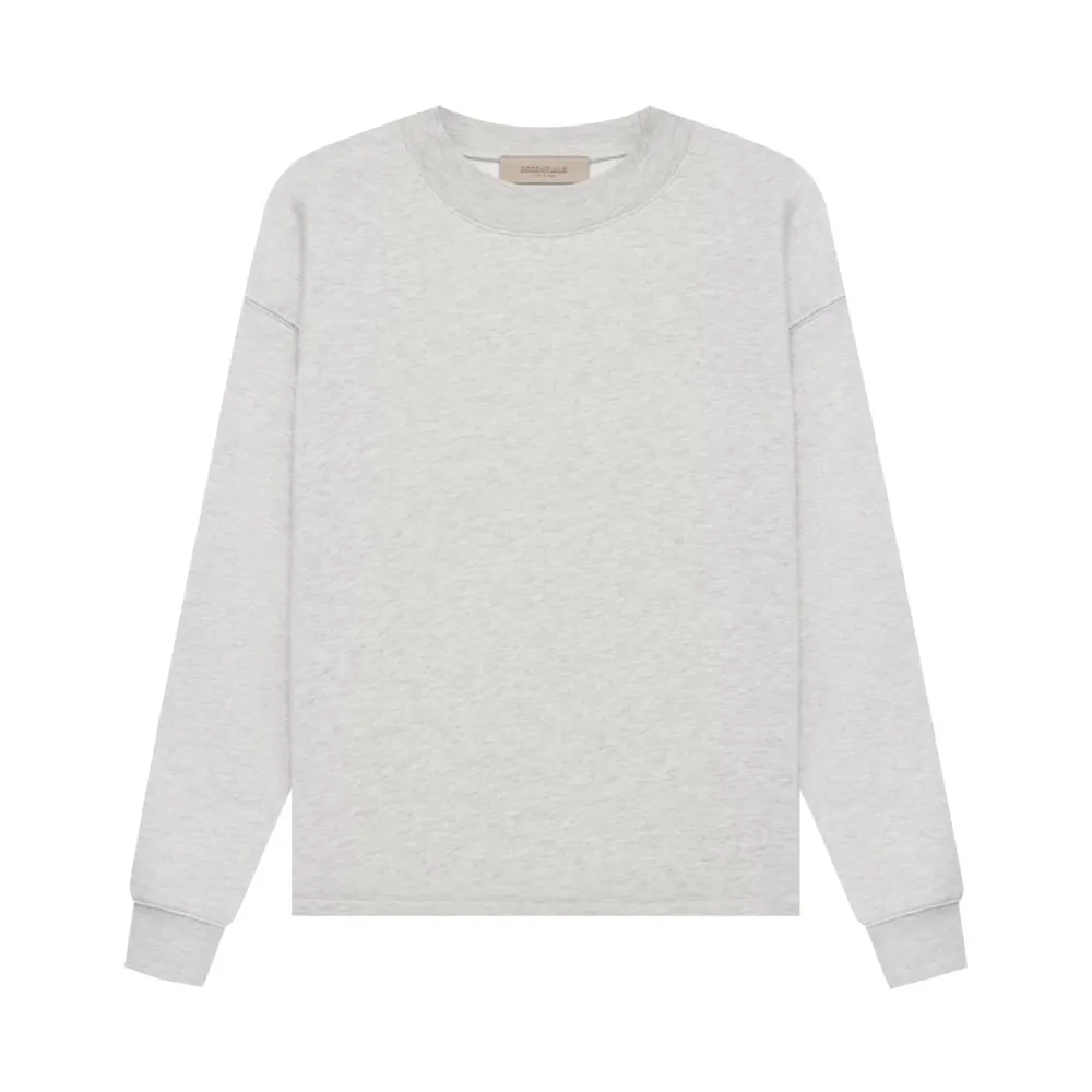 Fear of God ESSENTIALS Relaxed Crewneck 'Light Oatmeal'