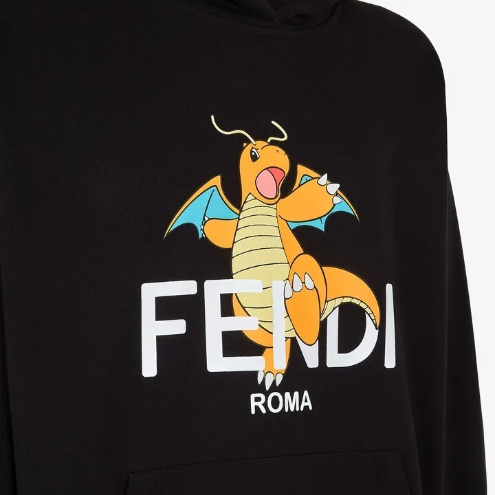 FENDI  |Pullovers Unisex Street Style Collaboration Bi-color