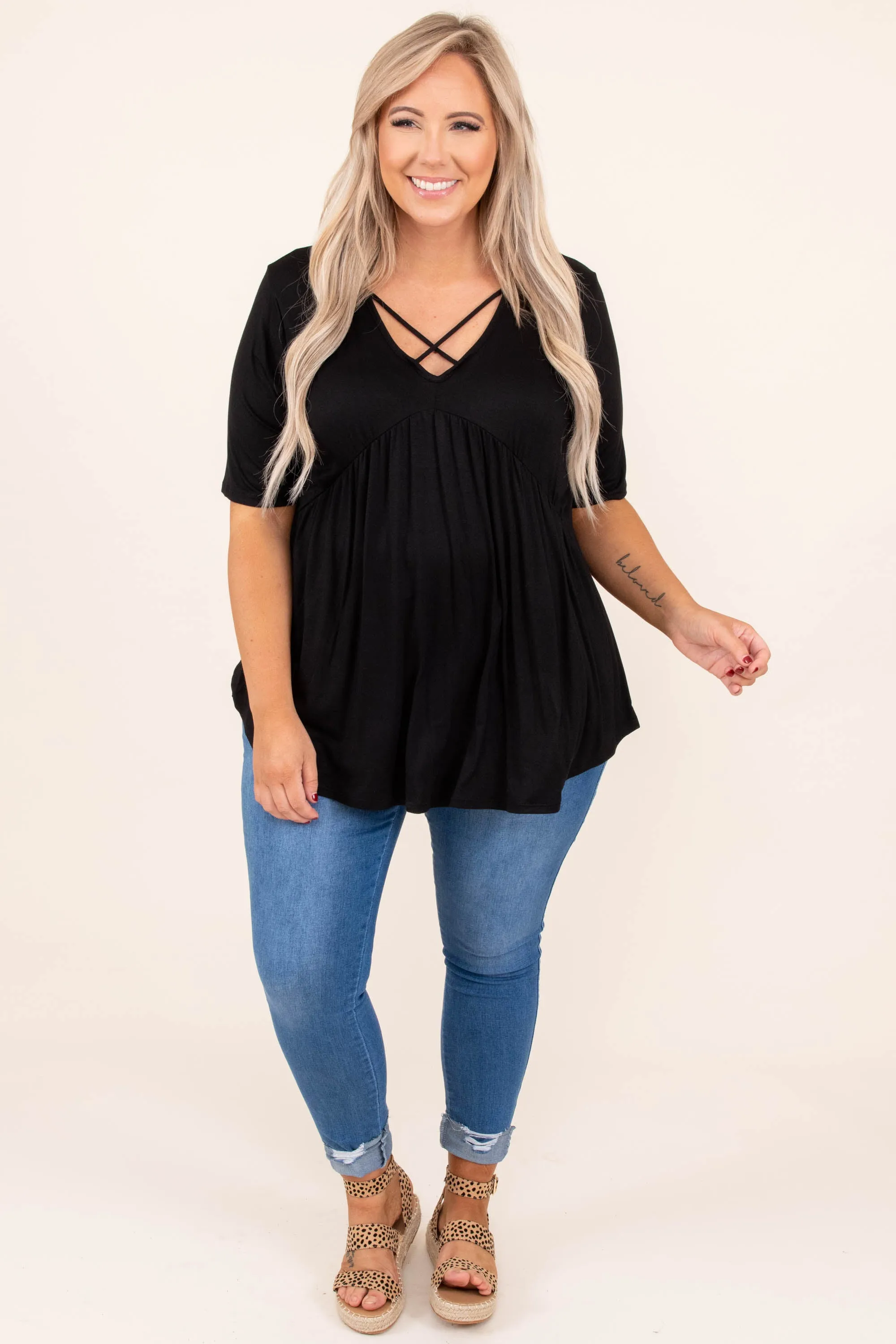 Flashback Memory Top, Black