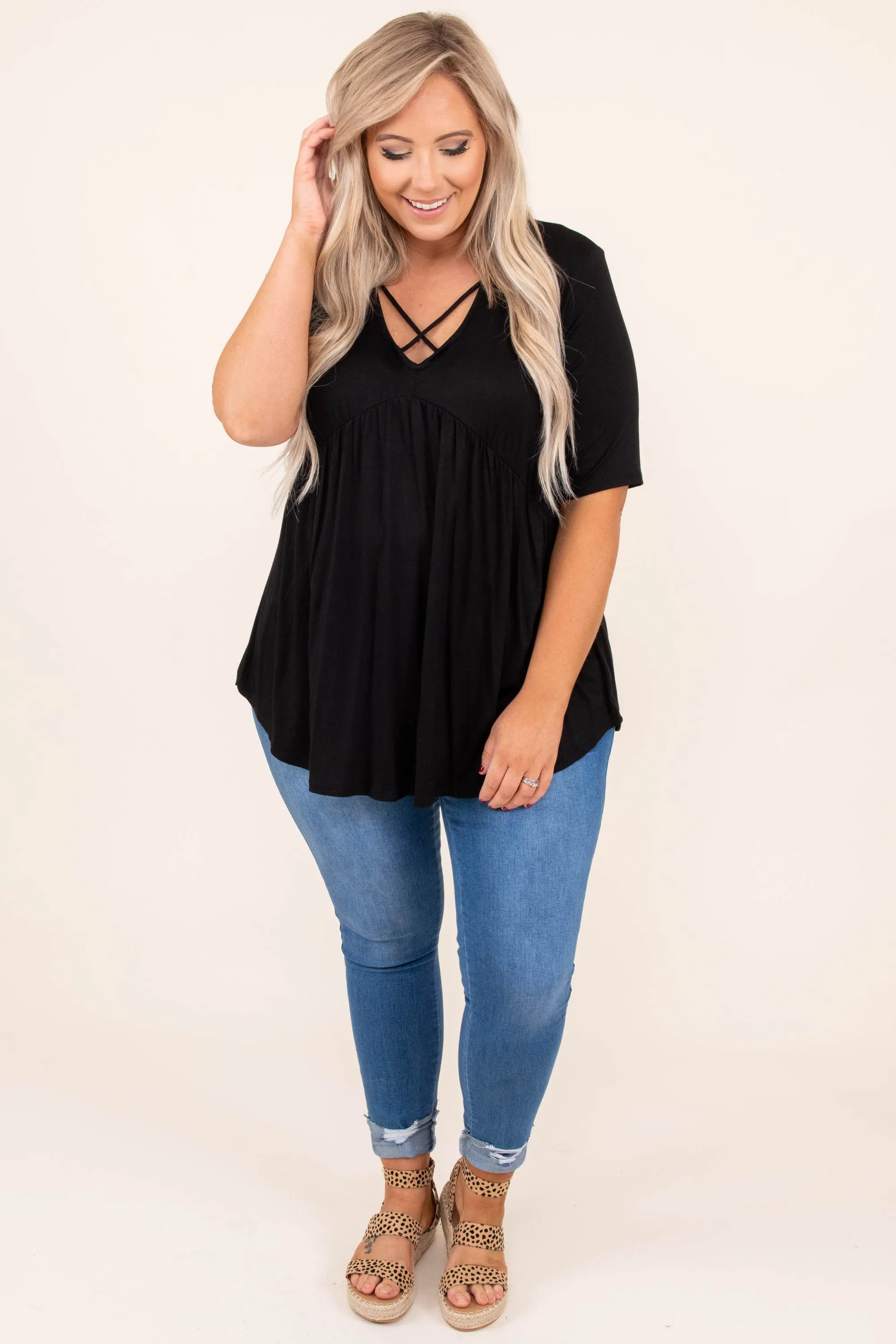 Flashback Memory Top, Black